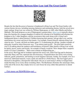 occurrences in the great gatsby that are similar to today